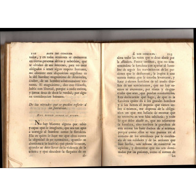 Arte o Modo de conocer a los hombres y mugeres : y maximas para la sociedad civil / [Jean Baptiste Morvan,Desbans, Louis]